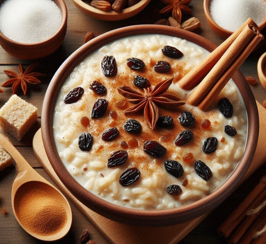 Arroz Con Dulce or Rice Pudding